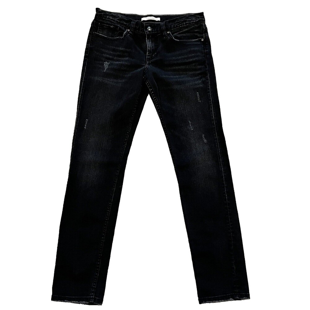 Banana Republic Heritage Black Distressed Jeans SZ 4S